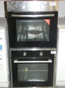 Assorted Stainless Steel and Black Glass Fully Integrated Single Gas Ovens