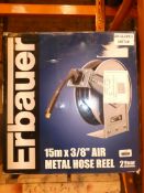 Erbauer 15mx3.8m Air Metal Hose Real RRP£60
