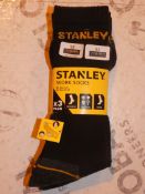Lot to Contain 5 Packs of 3 Stanley Socks Combined RRP£30