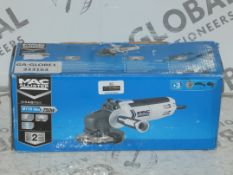 Boxed Macallister MSAG750 Angle Grinders RRP£60each (323163)