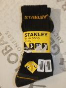 Brand New Packs of 3 Size UK6-11 Stanley Reinforce