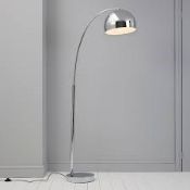 Boxed Light Range Fresh Chrome Plated Floor Lamp with Adjustable Tilting Head (BQ013172457)(328602)