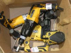 Assorted JCB Decoded Power Tools in a Box to Include 780w SDS Rotary Hammer Drills, 240w Quarter