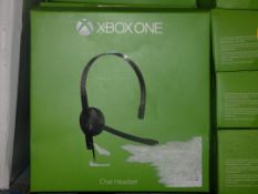 Lot to Contain 5 Boxed XBox1 Headsets Chat Headsets