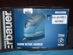 Lot to Contain 2 Assorted Items to Include an Erbauer 160w Detailing Sander and an Erbauer