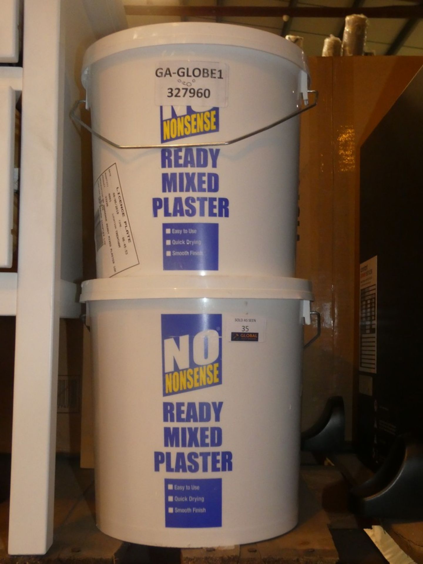 Lot to Contain 2 No Nonsence Ready Mix Plaster Combined RRP £40