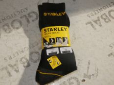 Brand New Packs of 3 Sizes UK6-11 Reinforced Work Socks RRP£6pack