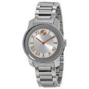 Boxed With Warranty Movado 3600244 Ladies Bold Watch RRP £250