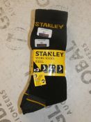 Brand New Packs of 3 Stanley Sizes UK6-11 Work Soc
