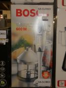 Lot to Contain 3 Bosch 600w Power Turbo Blenders RRP£30each