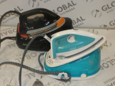 Assorted Tefal and AEG Steam Generating Irons