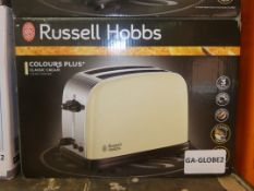 Russell Hobbs Classic Cream 2 Slice Toaster RRP£30each