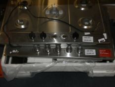 Assorted Stainless Steel 5 Burner Gas Hobs (In Need of Attention)