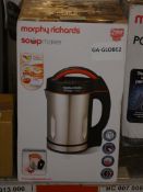 Boxed Morphy Richards Stainless Steel 1.6ltr Soupmaker RRP£65