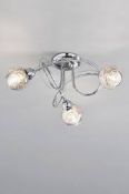 Boxed Assorted Lighting Items from the Home Collection to Include a Bella 3 Light Flush Light a