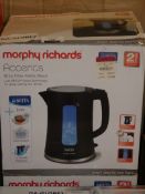 Morphy Richards Accents Britta Filter Kettles in Black RRP£35each