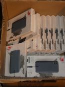 Lot to Contain 13 Boxed Brand New Torrey Iphone X Cases in Various Colours Combined RRP£500