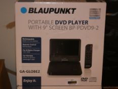 Lot to Contain 4 Boxed Blaupunkt Portable DVD Players With 9Inch Screen Combined RRP£140