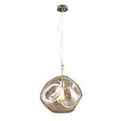 Box to Contain 2 Assorted Lighting Items to Include a Home Collection Leah Pendant Light and a