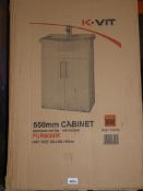 Boxed DIT550MM Cabinet (Washbasin and Tap Not Included) RRP£100 (327960)