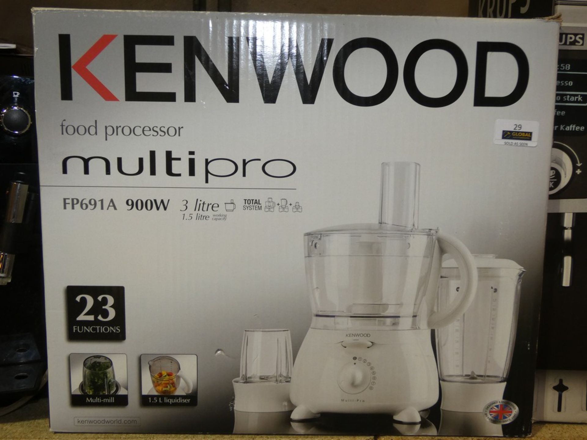 Kenwood FP691A 900w 3 ltr Multi Pro Food Processor RRP£80