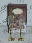 The Wedding of The Season Toasting Flutes to Love and Honour From This Day Forward Champagne Glasses