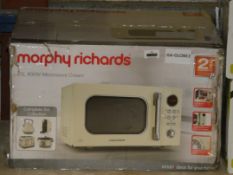 Morphy Richards 23ltr 800w Microwave In Cream RRP£120