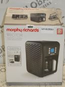 Morphy Richards Vector Digital Pour Over Filter Coffee Machine In Black RRP£100