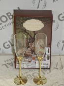 The Wedding of The Season Toasting Flutes to Love and Honour From This Day Forward Champagne Glasses