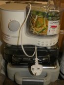 Assorted Items to Include a Kenwood Multi Pro Compact Food Processor, Breville Sandwich Presses,