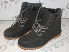 Lot to Contain 10 Brand New Pairs of Geneve Black Smart Casual Boots Combined RRP£250