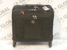 Boxed Wenga Interchange 43cm Deluxe Wheeled Laptop Briefcase with Overnight Compartment RRP£100