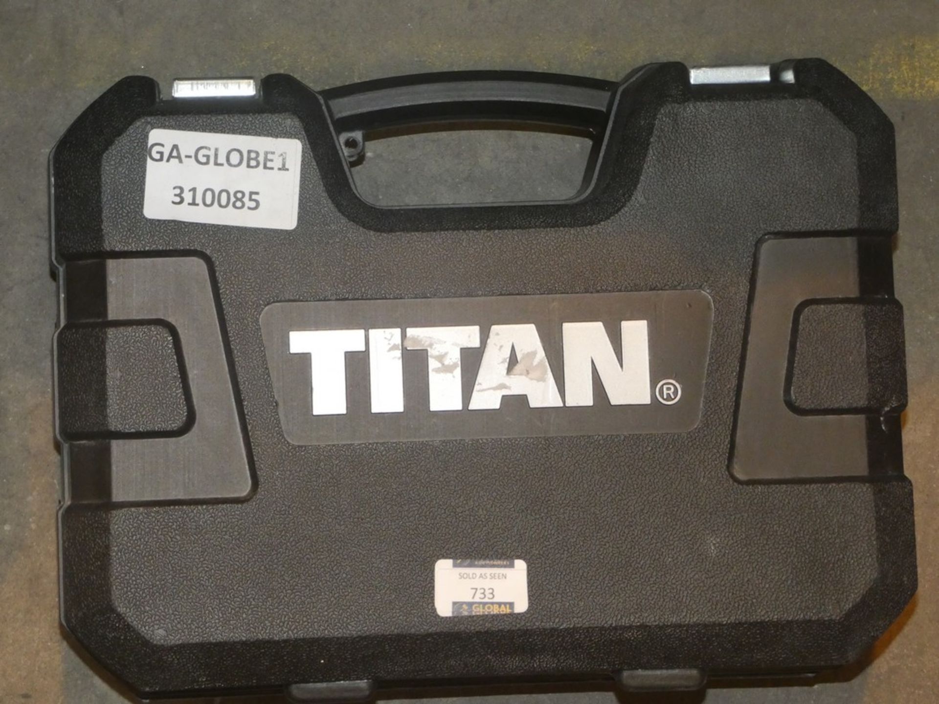 Lot to Contain 2 Assorted Graded Titan Power Tools to Include a Titan Orbital Sander and a Titan