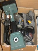 Lot to Contain 7 Assorted Items to Include a Carpet Fitters Mate, A Titan Stapler, A Titan TTB595SDR