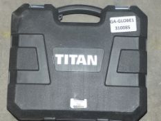 Lot to Contain 3 Assorted Graded Power Tools by Titan To Include Titan Jigsaw x 2 and a Titan