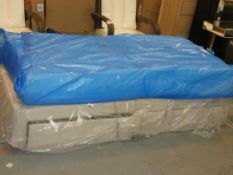 90 x 190cm Single Divan Bed Base with Underbed Storage