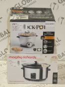 Boxed Assorted Items to Include a Crockpot Slow Cooker and a Morphy richards Oval Slow Cooker RRP £