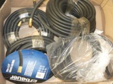 Assorted Graded Erbauer Rubber Air Hoses RRP £80 Each(Viewing And Appraisals Highly Recommended)