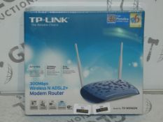 Boxed Brand New and Sealed TP Link 300mbps Wireless Nadsl 2 Plus Modem Routers RRP£25each