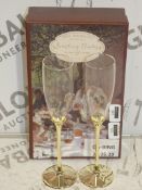 Wedding of The Season Toasting Flutes to Love and Honour From This Day Forward Champagne Glasses