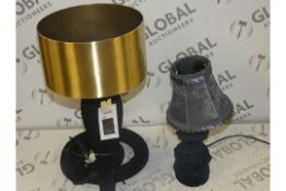 Assorted Abigail Ahern Blue Velvet Cobra and Blue Velvet Raven Lights RRP £90 Each