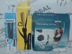 Assorted Hair Care Products to Include a Wahl Straightening Comb, Toni and Guy Hair Straighteners