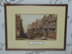 End Of A Busy Day - Artist, Louise Rayner (1832-1924). Wooden Carved Frame, Vintage Style Picture