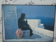 Woman Mourning Near Lourdes - Unknown Artist. Painting Print, Estimated Value At Between £100-140