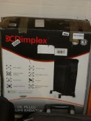 Boxed Dimplex 2kw Electrically Heated Oil Filled Radiator RRP£80