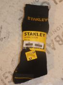 Lot to Contain 10 Brand New Packs of 3 Size UK6-11 Reinforced All Season Stanley Work Socks Combined
