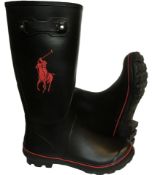 9 UK Size Men's - Polo - Ralph Lauren - Matteo Black Wellies