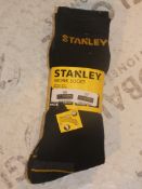 Lot to Contain 10 Brand New Packs of 3 Size UK6-11 Reinforced All Season Stanley Work Socks Combined