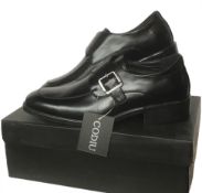 10 UK Size Men's Codiu Slip-on Buckle Black Shoes (JP 28.0)