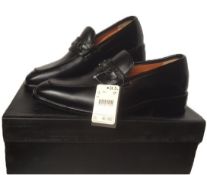 6 UK Size Men's Trust Slip-on Black Colour Shoes (JP 24.5)
